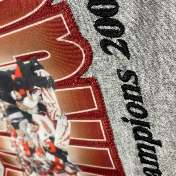 CLOSING SALE - Vintage Detroit RedWings 2008 Stanley Cup Champions - Stitched - Picture 6 of 7